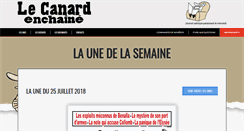 Desktop Screenshot of lecanardenchaine.fr