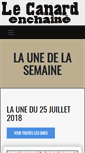 Mobile Screenshot of lecanardenchaine.fr